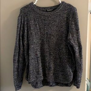 Black and white sweater